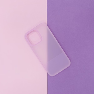 Kingxbar Plain Series dėklas telefonui iPhone 13 Pro silikoninis dėklas violetinis