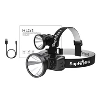 Superfire HL51 headlamp flashlight, 160 lm, micro-USB, 4 modes, 300 m