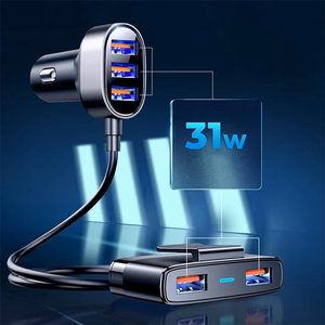 Įkroviklis automobilinis Joyroom (JR-CL03) (5xUSB 6.2A) juodas