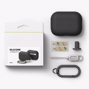 Ringke silikoninis dėklas AirPods Pro 3 juodas