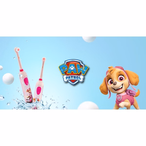 Paw Patrol vaikiškas svyruojantis dantų šepetėlis MOTO rožinis