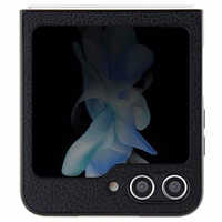 Hello Kitty Metal Logo Kitty Head dėklas Samsung Galaxy Z Flip 5 - juodas