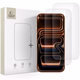 Tech-Protect Glass Fit+ 2 vnt grūdintas stiklas iPhone 16 Pro / 17 / 17 Pro - skaidrus (m)