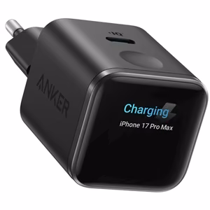 Anker Nano A121DG11 – 45 W įkroviklis su išmaniuoju ekranu, juodas