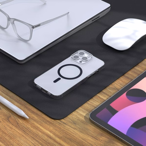 Etteri Spalvotas Magnetinis dėklas telefonui iPhone 12 / 12 Pro 6,1" juodas