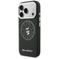 Karl Lagerfeld Point & Choupette Sketch MagSafe Case for iPhone 17 Pro Max - Black