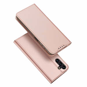 DUX DUCIS piniginės dėklas SKIN PRO SAMSUNG A14 4G / 5G rožinis