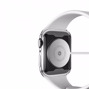 Dėklas Dux Duxis "Samo" skirtas Apple Watch 7 45mm sidabrinis (kartu su LCD apsauginiu stikliuku)