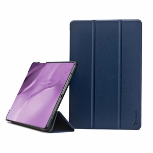 Dėklas Reach Smart Leather Lenovo Tab M8 (4th Gen) TB300 tamsiai mėlynas