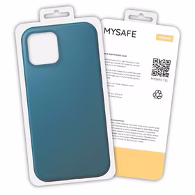 MYSAFE Dėklas SKIN IPHONE 12 PRO MAX mėlynas BOX