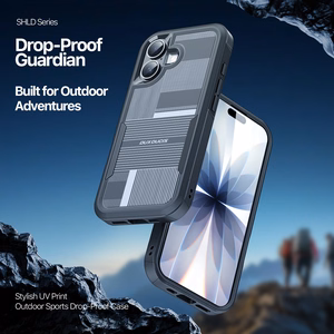 Чехол Dux Ducis Shld для Apple iPhone 17 чёрный узор Umbra