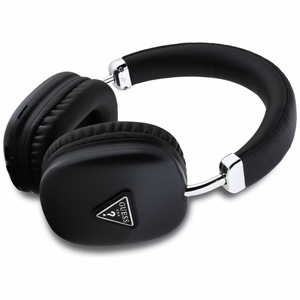 Guess belaidės ausinės BT METALLIC TRIANGLE LOGO juodos
