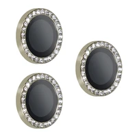 Apsauginis stiklas HARD DIAMOND kameros objektyvui Iphone 17 Pro/17 Pro Max titaninis (3 vnt)