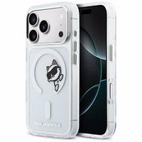 Karl Lagerfeld IML Peekaboo MagSafe Dėklas for iPhone 17 Pro - Clear