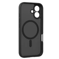 Pilnai matinis magnetinis dėklas Iphone 17 juodas