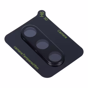 5D pilno klijavimo kameros apsauginis stiklas - Samsung Galaxy A14 4G / A14 5G juodas