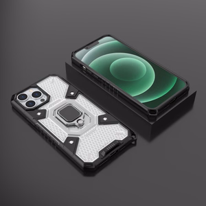 Dėklas "Capsule Ring Case" skirtas Apple iPhone 13 Pro skaidrus