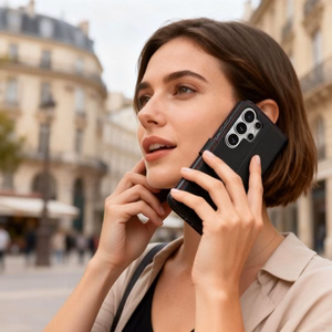 Tech-Protect Piniginė Dėklas for Samsung Galaxy S26 Ultra - juodas and raudonas