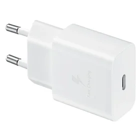 Samsung EP-T1510EWE 15W USB-C sieninis įkroviklis (OOB didmeninė – pakaitinė pakuotė) – baltas