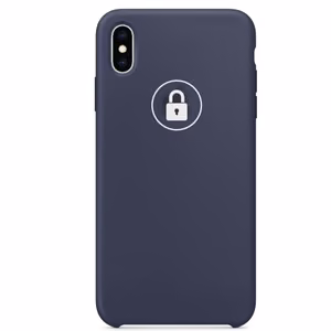 Dėklas "Silicone Case" skirtas iPhone Xs Max / Midnight Blue / su įpakavimu