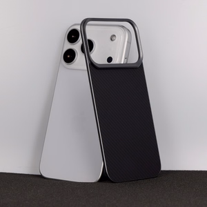 Liavec Carbon Layer Magsafe Aramid Fiber dėklas skirtas Iphone 17 Pro Max juodas