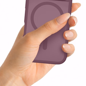 Bordo spalvos „3mk Misty MagCase Deep Cherry“ dėklas iPhone 17 Pro / 18 Pro