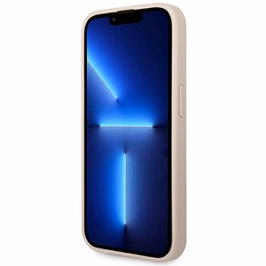 Dėklas Guess PU 4G Metal Logo Apple iPhone 14 Pro Max rožinis