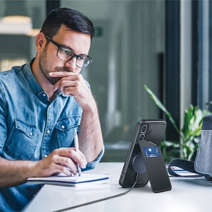 Dux Ducis Rafi II Mag dėklas telefonui su MagSafe iPhone 16 - juodas