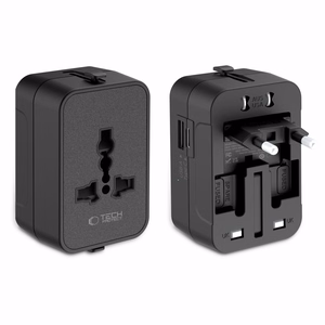 TECH-PROTECT TA300 kelioninis adapteris EU / UK / US / AU juodas