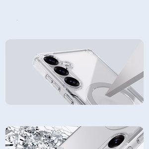 Nillkin Nature TPU Pro Magnetinis dėklas telefonui su MagSafe Samsung S25 - Baltas