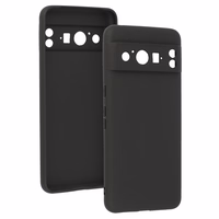 Matinis galinis dėklas telefonui GOOGLE PIXEL 8 PRO juodas