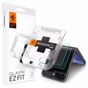 Spigen Glas.tR EZ Fit apsauginis stiklas Samsung Galaxy Z Flip 6 - 2 vnt.