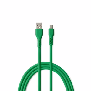 COLORUM laidas USB-A - USB-C 1,8m 3A CK60-AC-04 xGreen