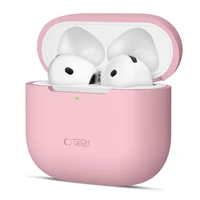 Tech-Protect silikoninis dėklas Apple AirPods 4 ausinėms - rožinis
