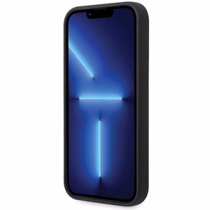 BMW silikoninis raštas iPhone 15 Pro Max dėklas - juodas