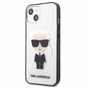 Karl Lagerfeld Iconik Karl чехол для iPhone 13 mini - прозрачный
