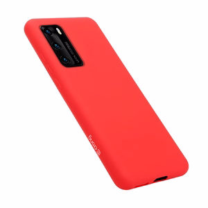 Crong Color Cover dėklas, skirtas Huawei P40, raudonas