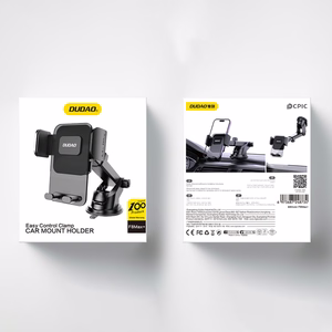 Dudao F8Max+ automobilinis laikiklis prietaisų skydeliui arba priekinio stiklo tvirtinimui - juodas