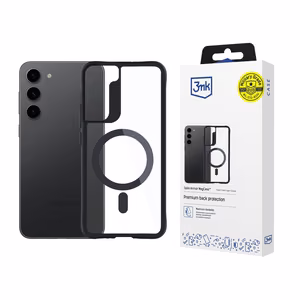 3mk Satin Armor MagCase dėklas Samsung Galaxy S23 5G - skaidrus
