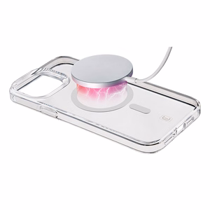 Cellularline Gloss Mag dėklas, skirtas iPhone 15 Pro Max, suderinamas su MagSafe, skaidrus