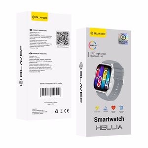 Blavec Išmanusis laikrodis W-18 Hellia HD AMOLED Voice Call (SWW18-G) pilkas