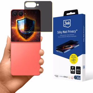 3mk „Silky Matt Privacy“ privatumo apsauginė ekrano plėvelė, skirta „Samsung Galaxy Z Flip7“