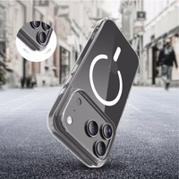 Tech-Protect Flexair Hybrid CC MagSafe dėklas iPhone 17 Pro skaidrus