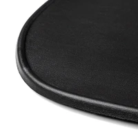 Ergonomic Mouse Pad and Wrist Rest Gel Eco Leather Large Anti-Slip - Black