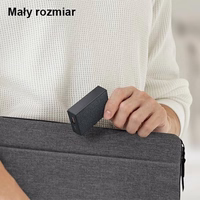 UNIQ Tinklinis įkroviklis Votre Slim Duo 20W USB-C + USB-A juodas/charcoal juodas