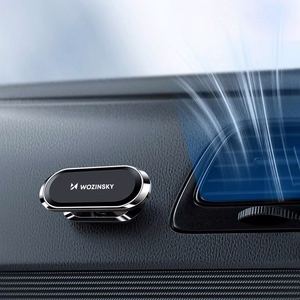 Wozinsky lipnus magnetinis automobilio laikiklis 360 prietaisų skydeliui sidabrinis (WMH-06)