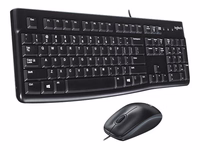 Logitech klaviatūros ir pelės rinkinys MK120 US