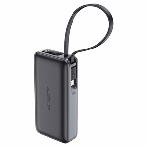 Внешний аккумулятор Acefast M7-10000 PD30W с кабелем 10000mAh черный