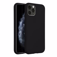 SILICONE dėklas telefonui IPHONE 11 Pro, juodas