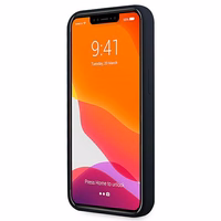 BMW Silicone Signature dėklas telefonui iPhone 13 mini - tamsiai mėlynas